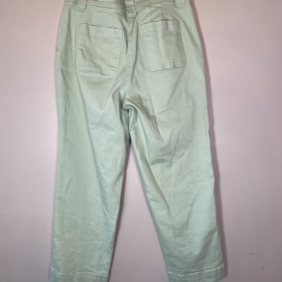 a new day Mint Green Straight Crop Canvas Pants - Picture 4 of 6